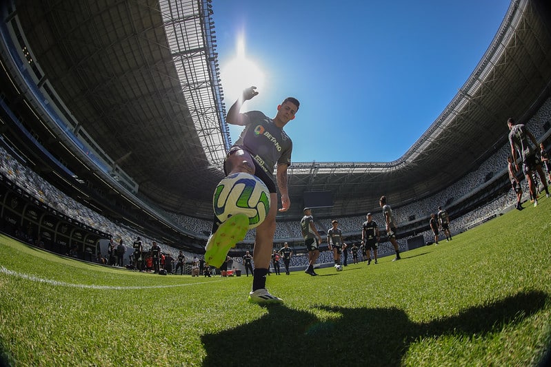 Primeiro treino do Atlético na Arena MRV - (foto: Pedro Souza/Atlético)