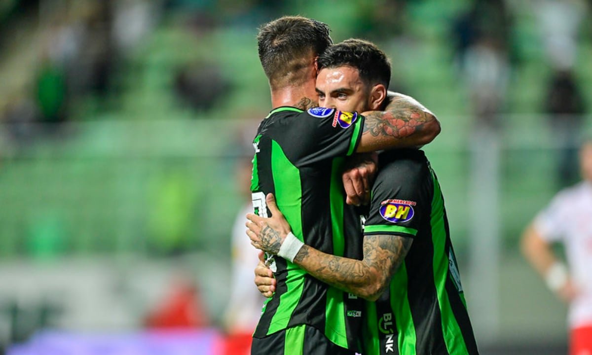 América em jogo contra o Bahia, pelo Brasileiro (foto: Mourão Panda / América)