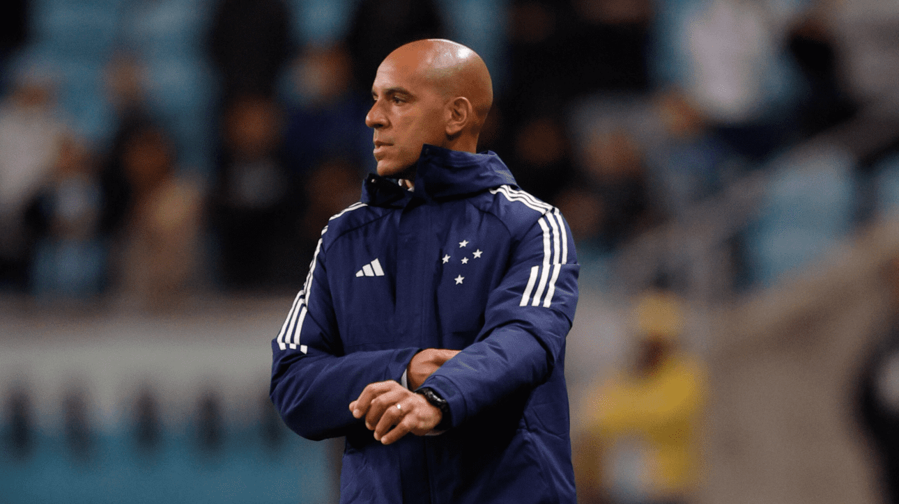 Treinador Pepa durante jogo contra o Grêmio (foto: Staff Images/Cruzeiro)
