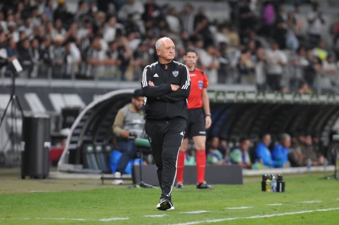Felipão, técnico do Atlético (foto: Alexandre Guzanshe/EM/D.A Press)
