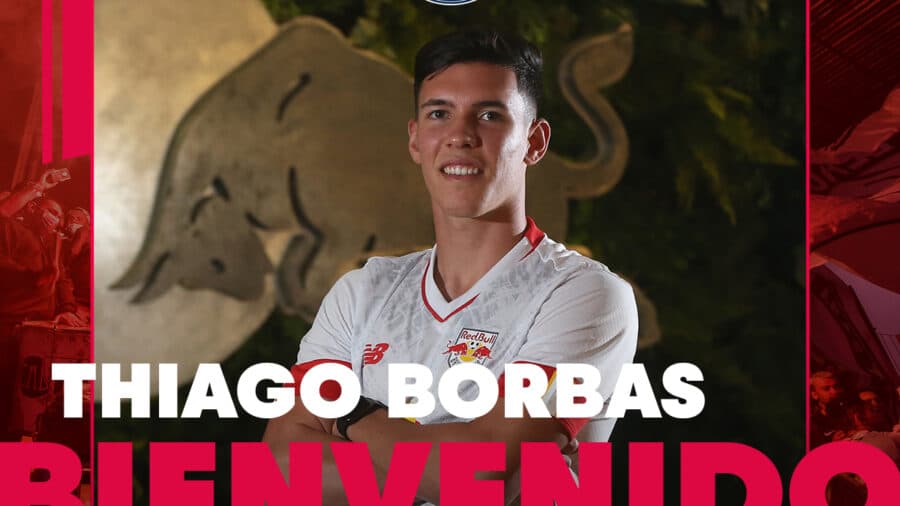 Thiago Borbas anunciado pelo Red Bull Bragantino