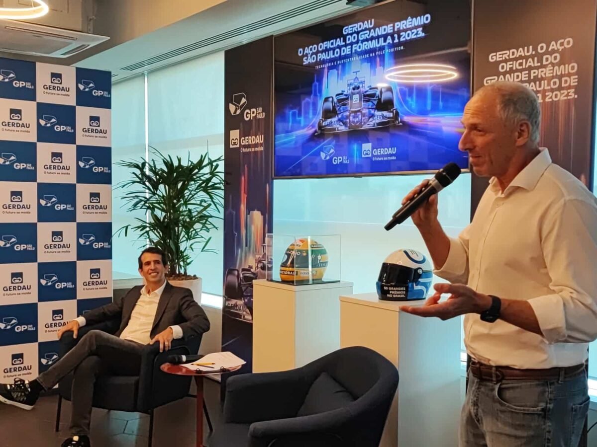 Fórmula 1 e Gerdau (foto: Ailton do Vale/EM/D.A Press)