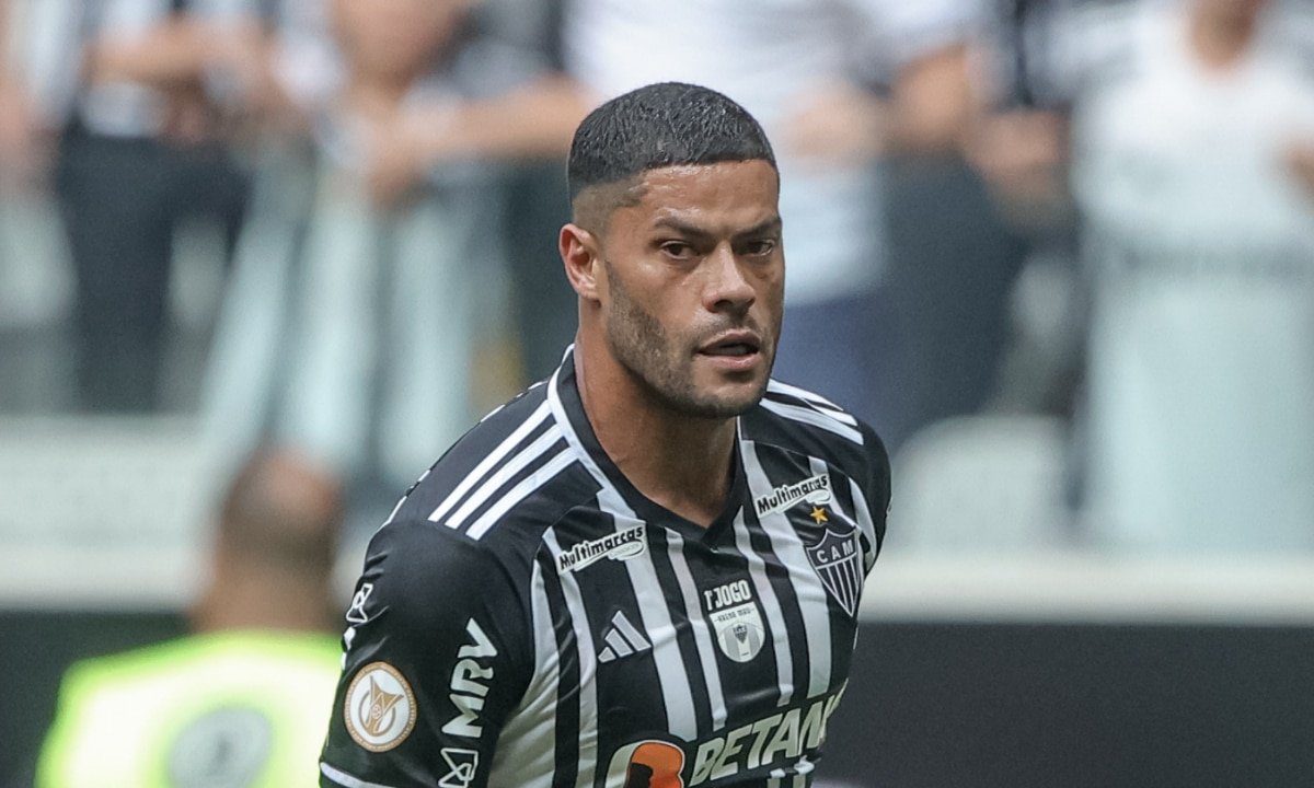 Hulk em Atlético x Santos, no primeiro jogo da Arena MRV (foto: Pedro Souza/Atlético)