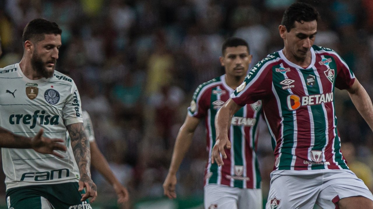 Ganso e Zé Rafael no Fluminense x Palmeiras (foto: MARCELO GONÇALVES / FLUMINENSE FC)