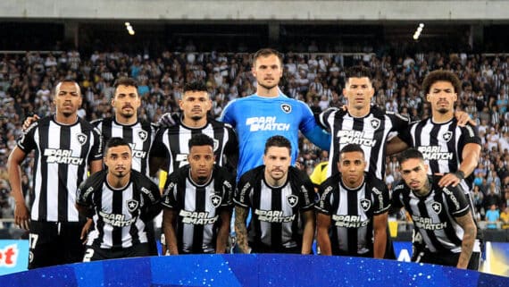 Elenco do Botafogo (foto: Vitor Silva/Botafogo)