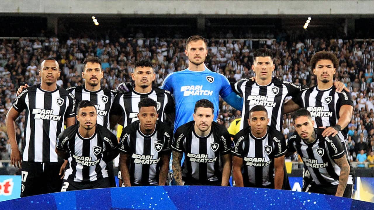 Elenco do Botafogo (foto: Vitor Silva/Botafogo)