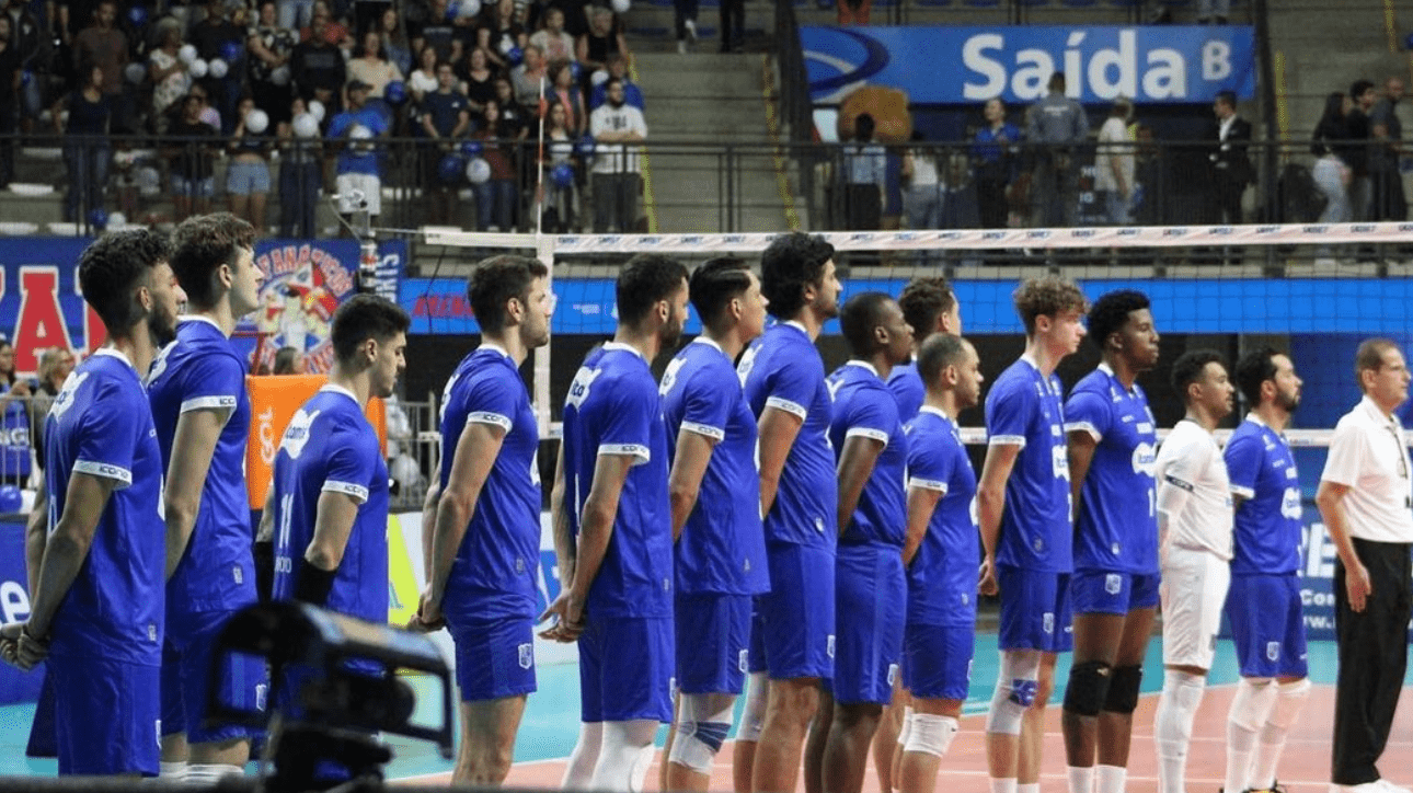 Atletas de vôlei do Minas (foto: Reprodução Instagram)
