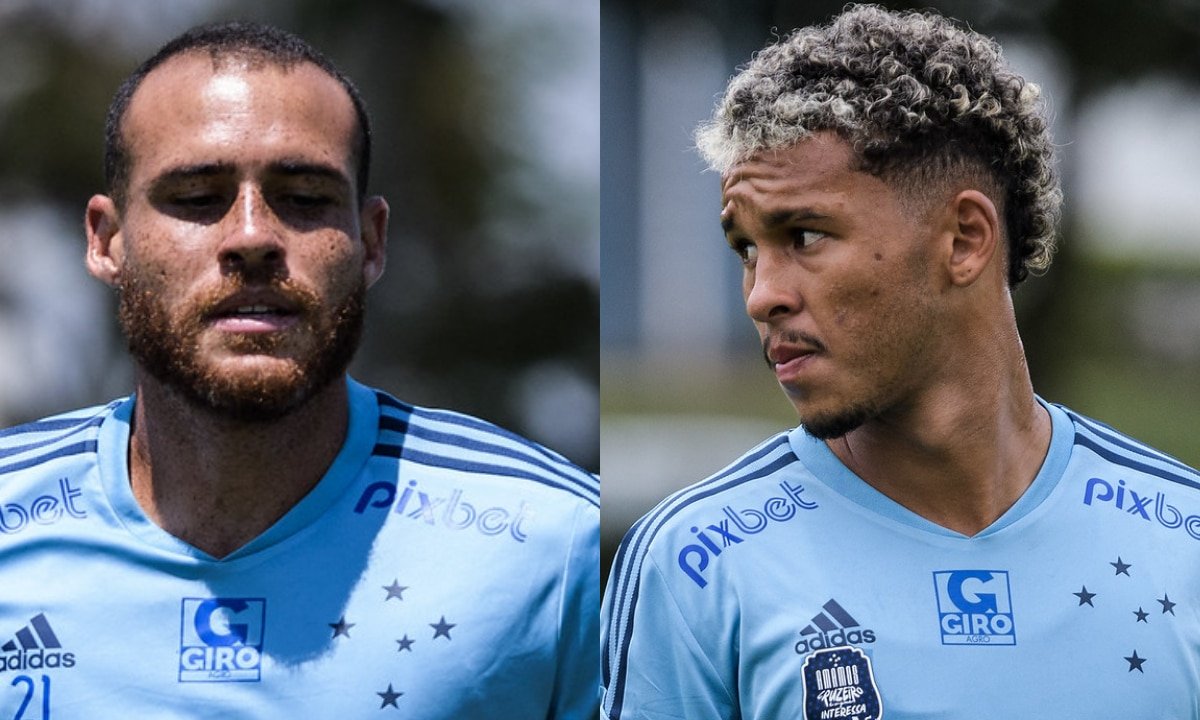 Pedro Castro (à esquerda) e Juan Christian (à direita) (foto: Gustavo Aleixo/Cruzeiro)