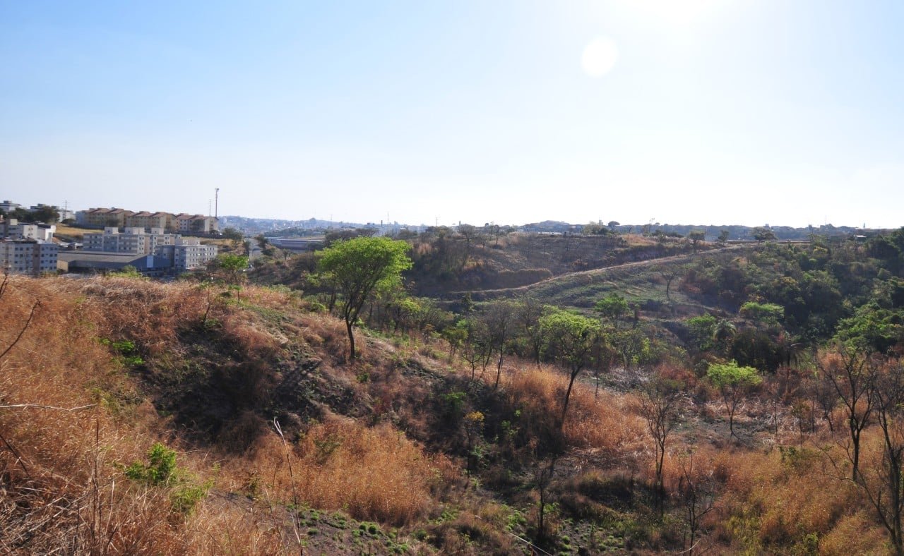 Terreno que hoje abriga a Arena MRV, estádio do Atlético (foto: Alexandre Guzanshe/EM/D.A Press)