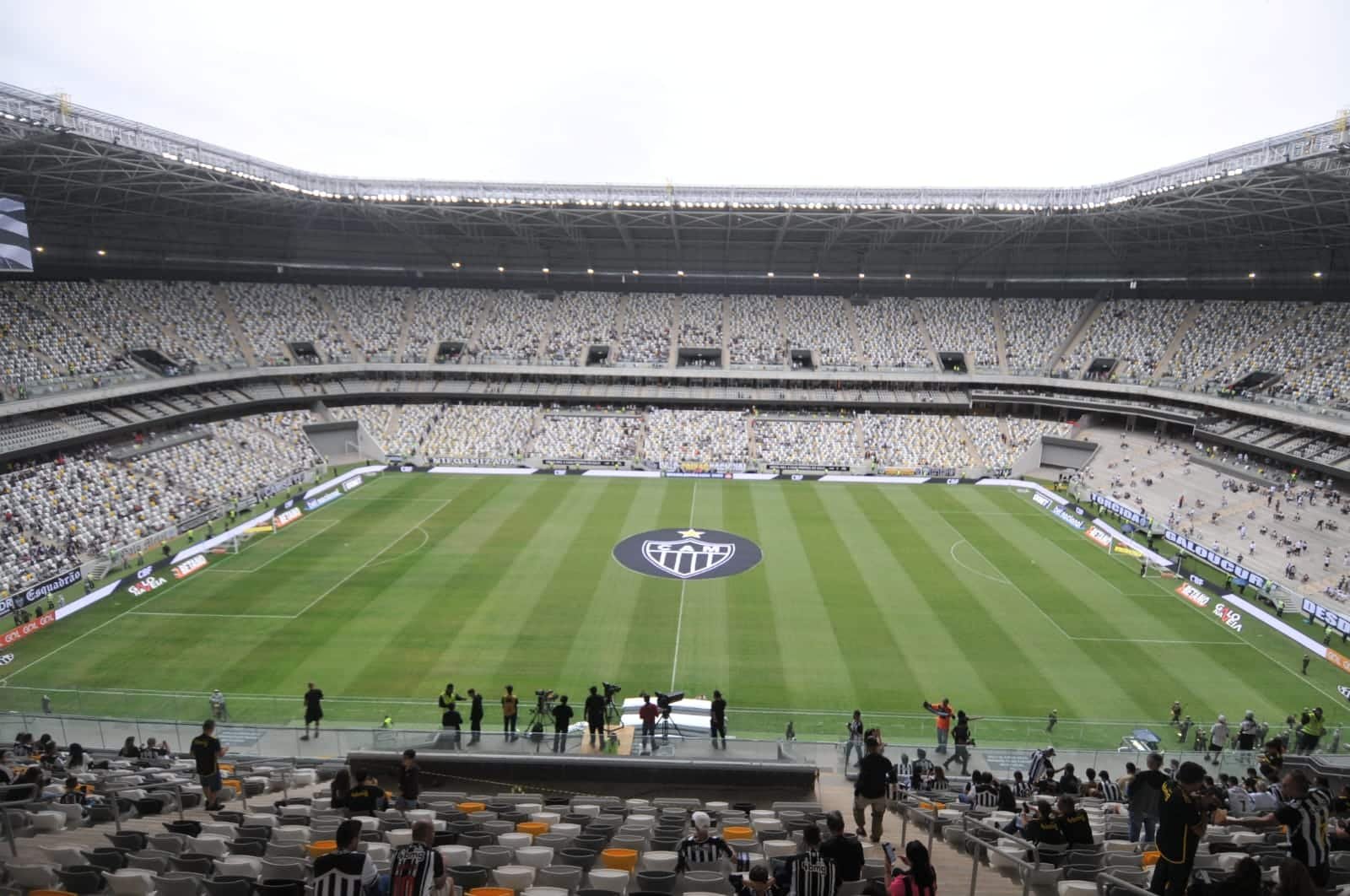 Parte interna da Arena MRV