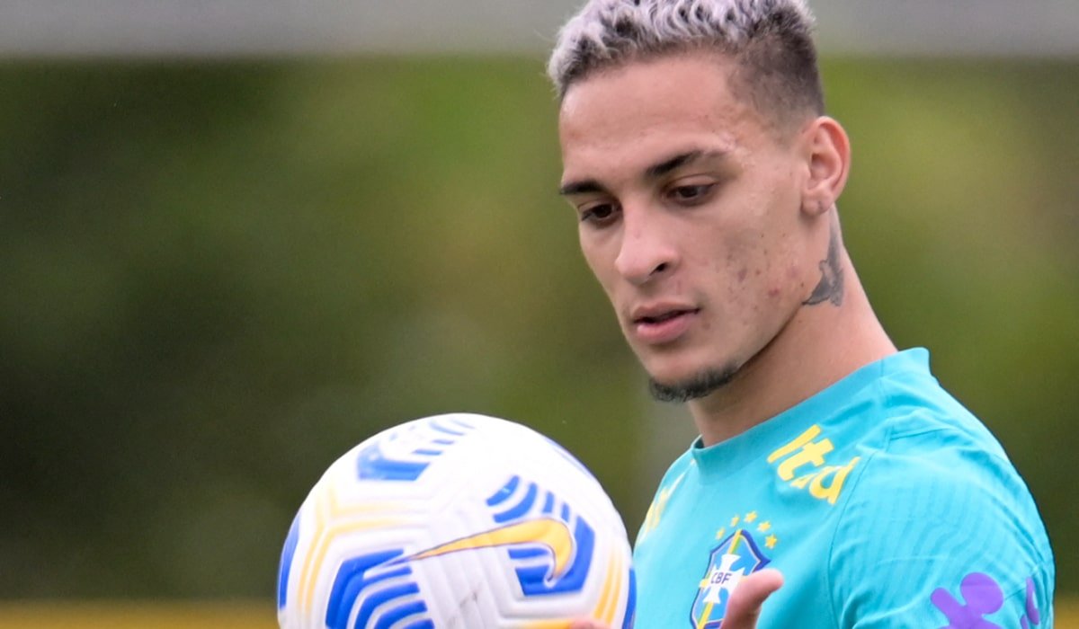 Antony, atacante da Seleção Brasileira (foto: DOUGLAS MAGNO / AFP)