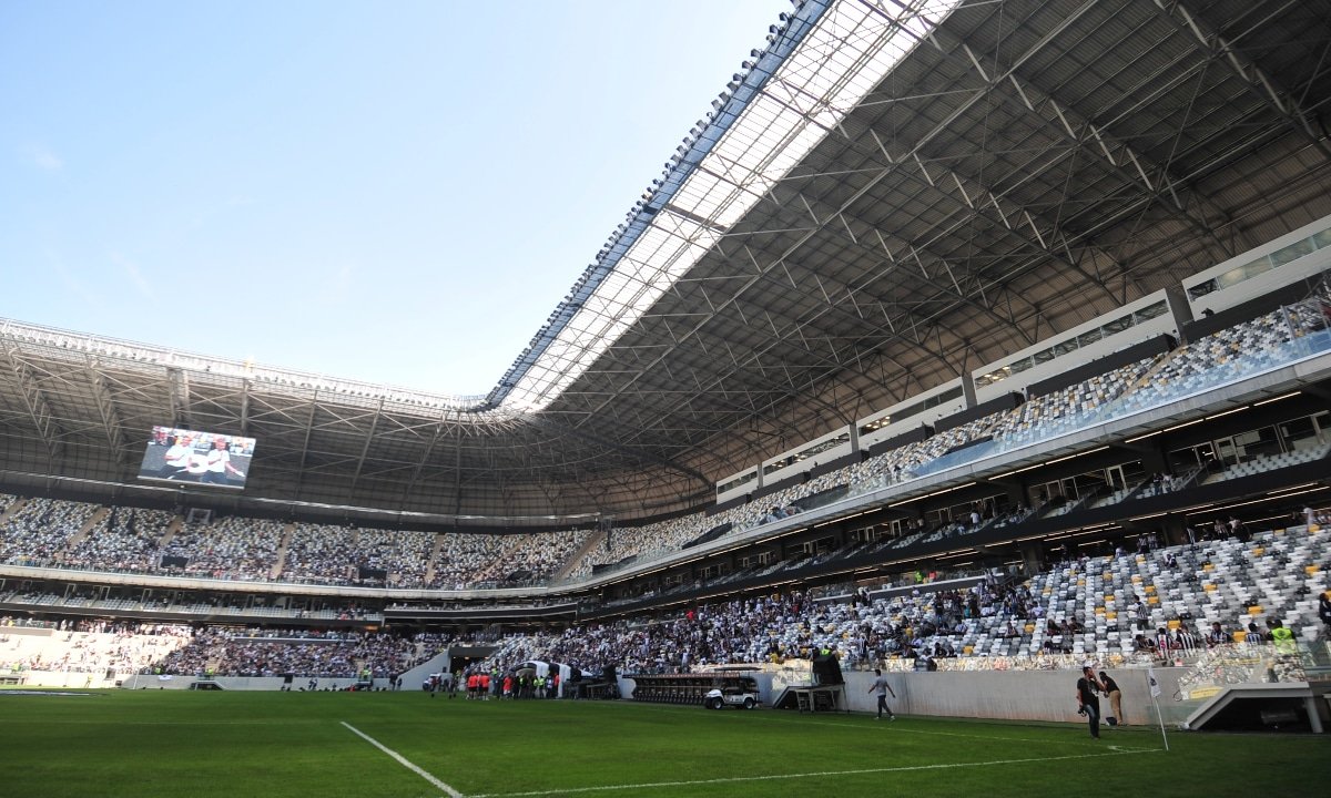 Arena MRV, novo estádio do Atlético (foto: Alexandre Guzanshe/EM/DA.Press)