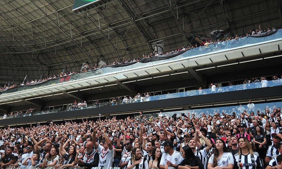 Arena MRV, estádio do Atlético (foto: Alexandre Guzanshe/EM D.A Press)