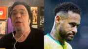 Casagrande, colunista do Uol, e Neymar, craque da Seleção na Copa de 2022 (foto: Reprodução--AFP)