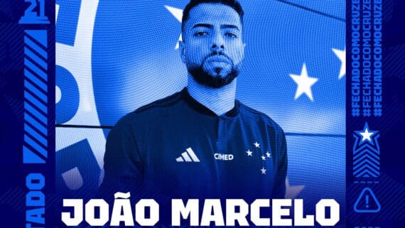 Cruzeiro anunciou o zagueiro João Marcelo, ex-Porto (foto: Divulgação/Cruzeiro)