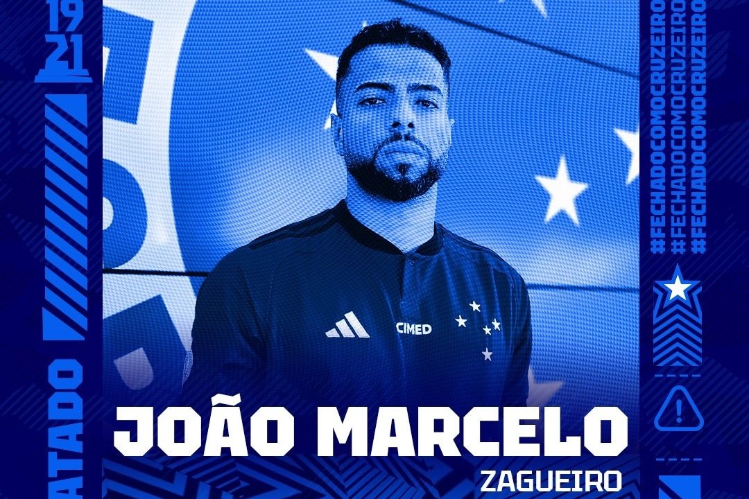 Cruzeiro anunciou o zagueiro João Marcelo, ex-Porto (foto: Divulgação/Cruzeiro)