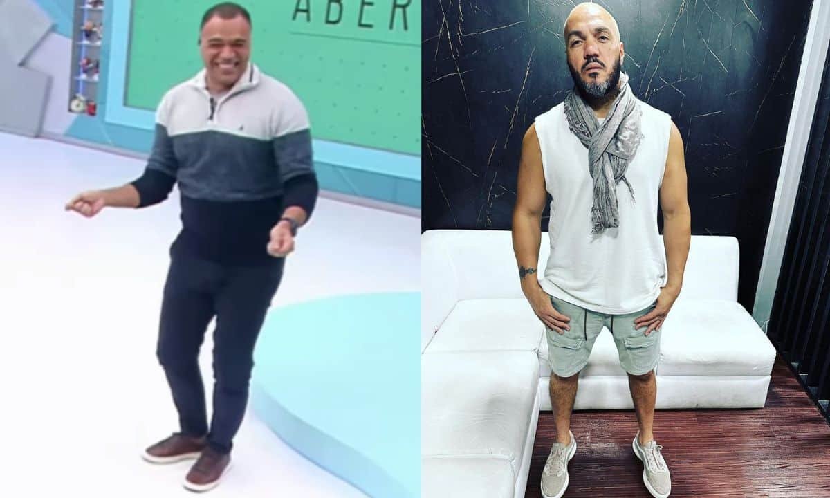 Denílson e Belo (foto: Reprodução/Instagram)