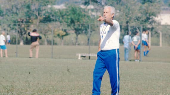 Ênio Andrade, ex-técnico do Cruzeiro (foto:  Arquivo Estado de Minas - 19/9/95)