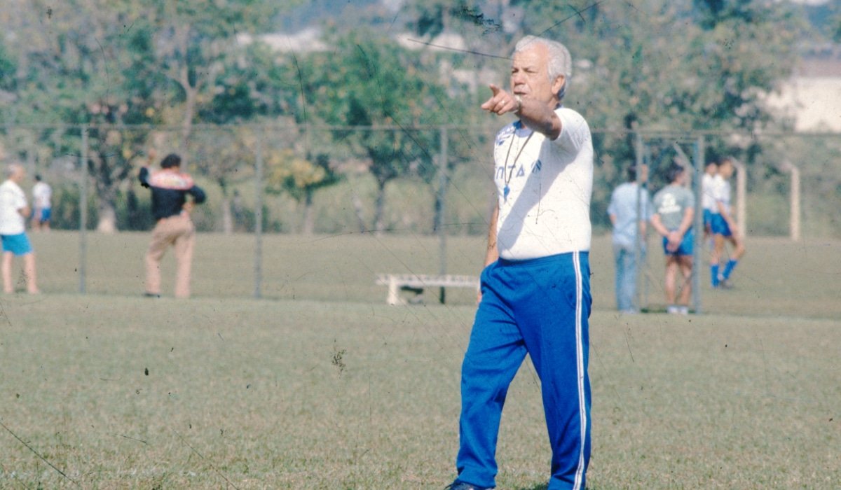 Ênio Andrade, ex-técnico do Cruzeiro (foto: Arquivo Estado de Minas - 19/9/95)