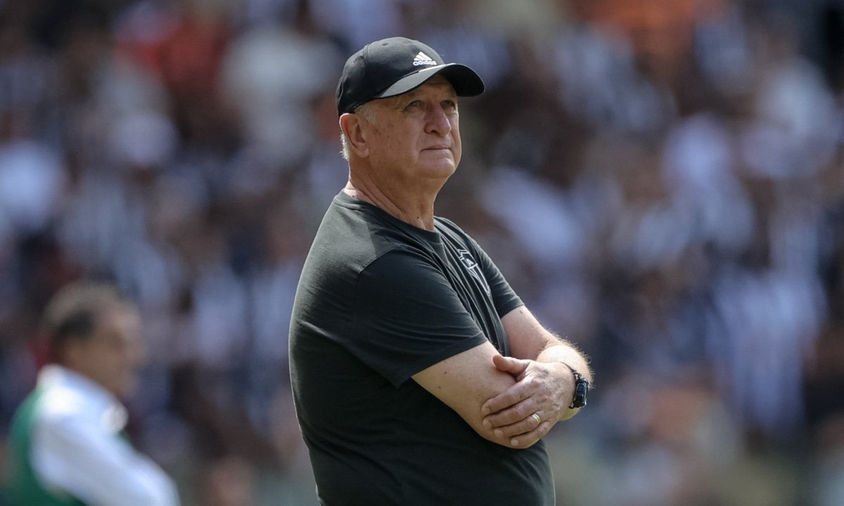 Felipão em Atlético 1 x 0 Bahia (foto: Pedro Souza/Atlético)