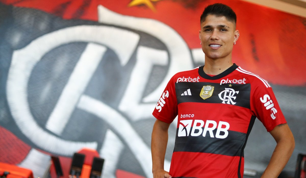 Luiz Araújo, atacante do Flamengo (foto: Gilvan de Souza /CRF)