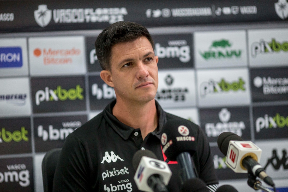 Maurício Barbieri, ex-treinador do Vasco - (foto: Daniel Ramalho / Vasco)