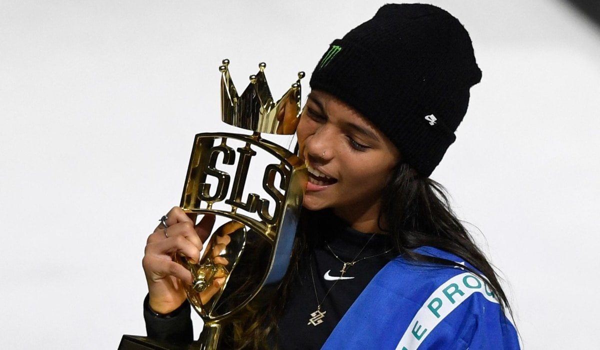 Rayssa Leal, skatista brasileira (foto: MAURO PIMENTEL / AFP)