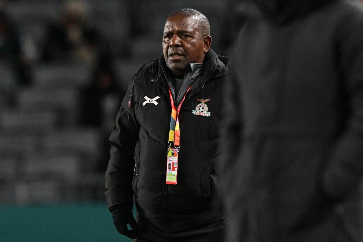 Bruce Mwape durante Copa do Mundo 2023 (foto: SAEED KHAN)