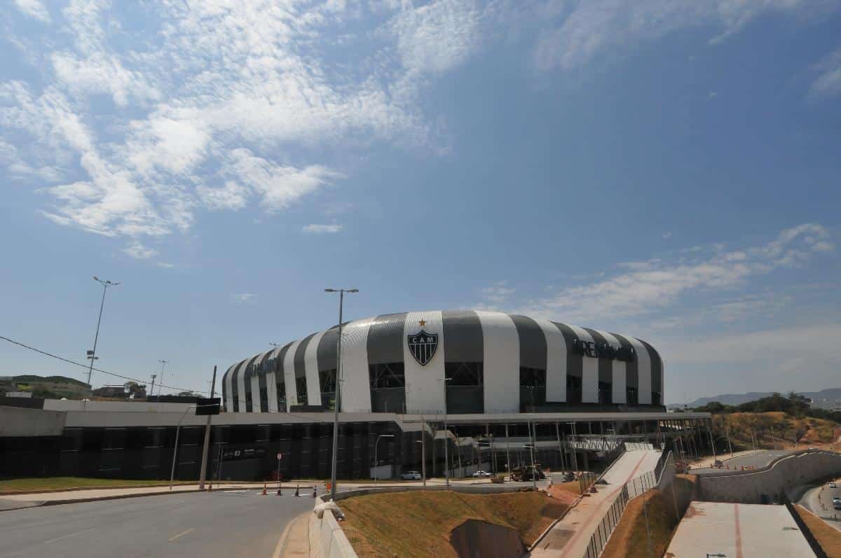 Entorno da Arena MRV no dia 24/8/2023