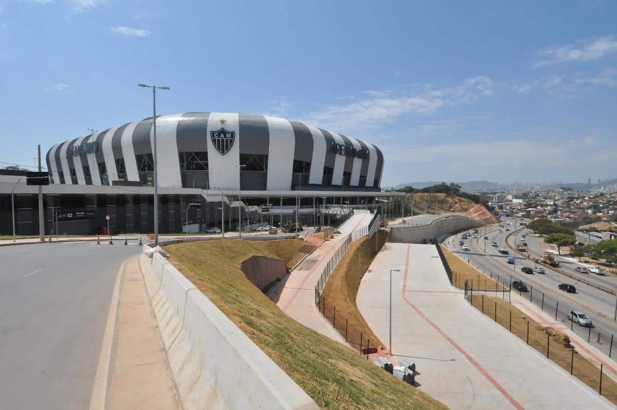 Entorno da Arena MRV no dia 24/8/2023