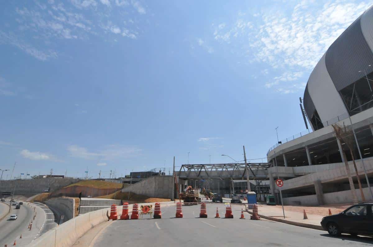 Entorno da Arena MRV no dia 24/8/2023