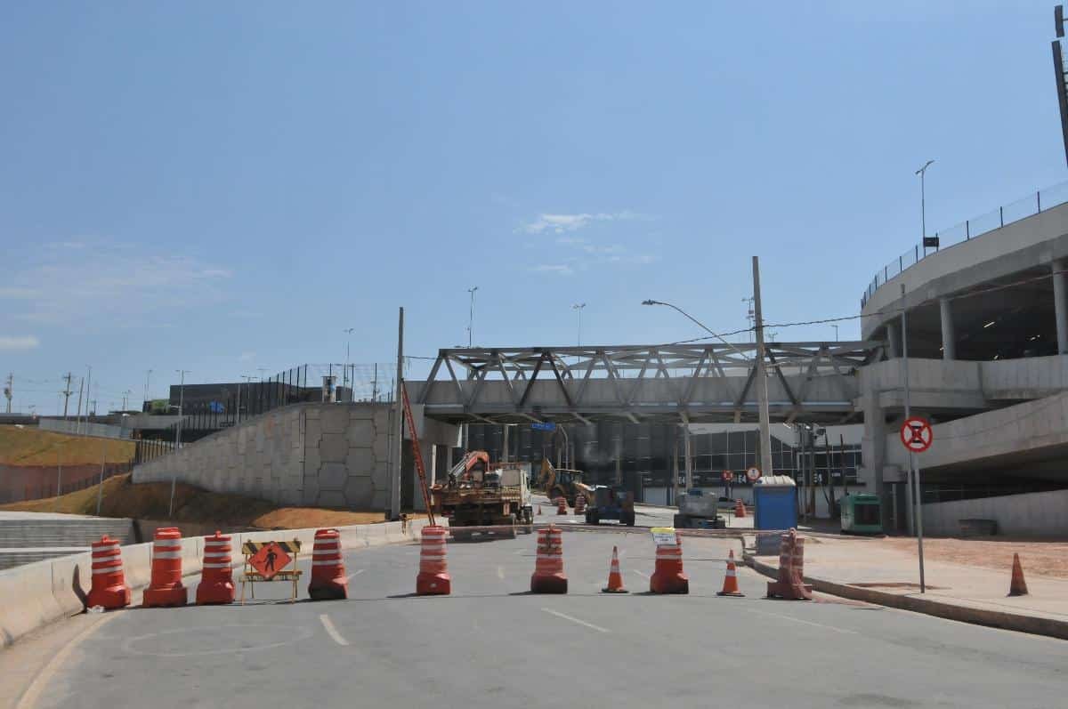 Entorno da Arena MRV no dia 24/8/2023