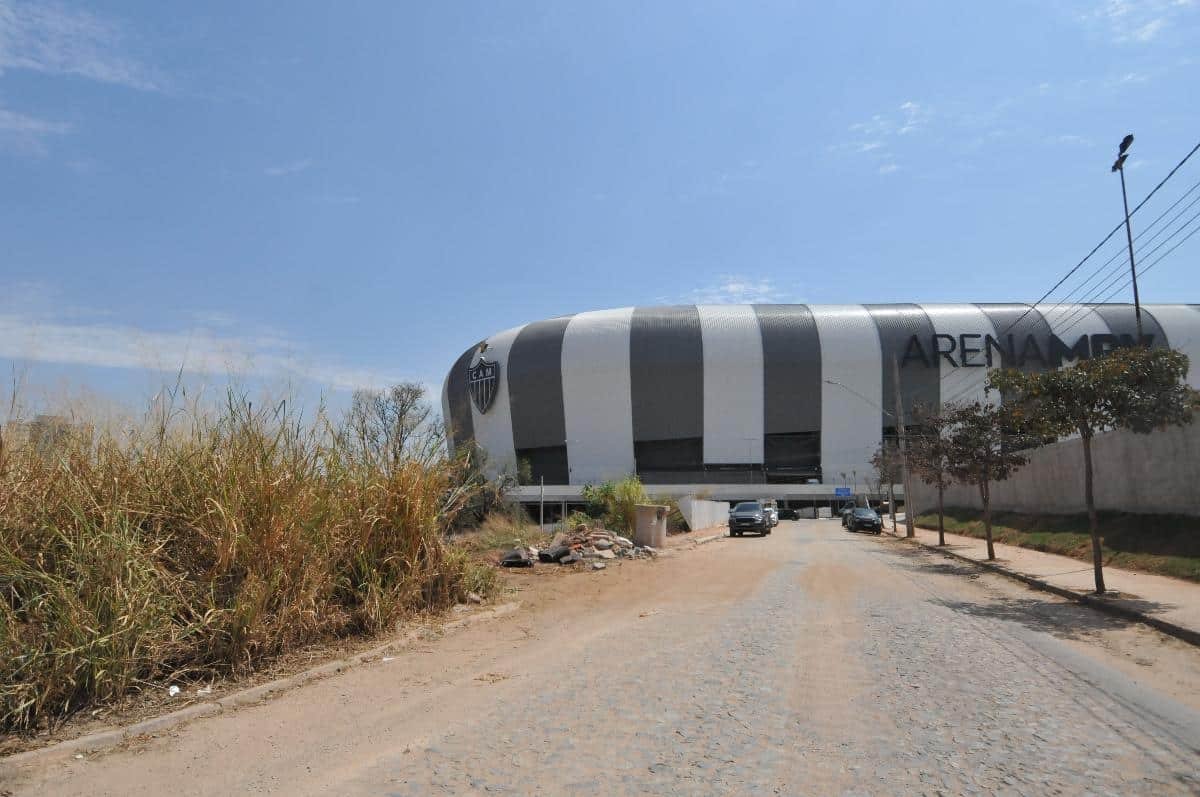 Entorno da Arena MRV no dia 24/8/2023