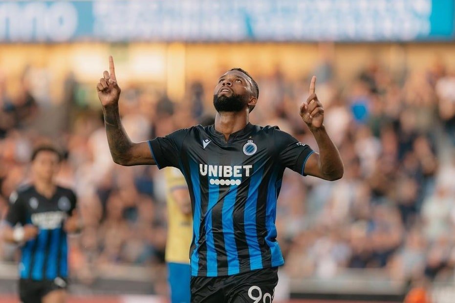 O atacante Thiago, ex-Cruzeiro, atua no Club Brugge, da Bélgica (foto: Reprodução/Instagram de Thiago)