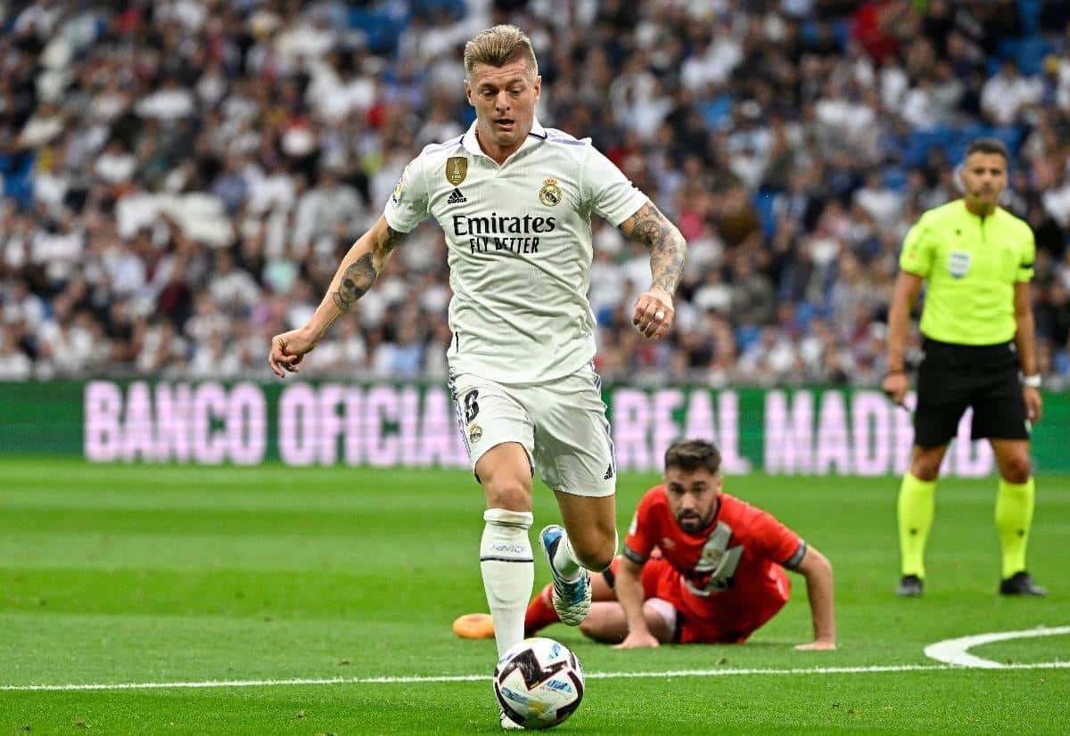 Toni Kroos pelo Real Madrid (foto: JAVIER SORIANO)