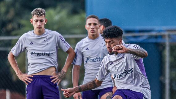 Primeiro treino do Cruzeiro após a demissão de Pepa (foto: Gustavo Martins / Cruzeiro)