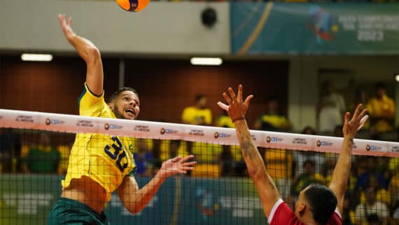 Brasil x Peru (foto: Mauricio Val/FVImagem/CBV)