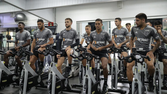 Treino do Atlético nesta quarta-feira (6/9) (foto: Pedro Souza/Atlético)