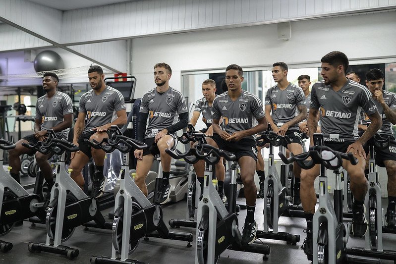 Treino do Atlético nesta quarta-feira (6/9) (foto: Pedro Souza/Atlético)