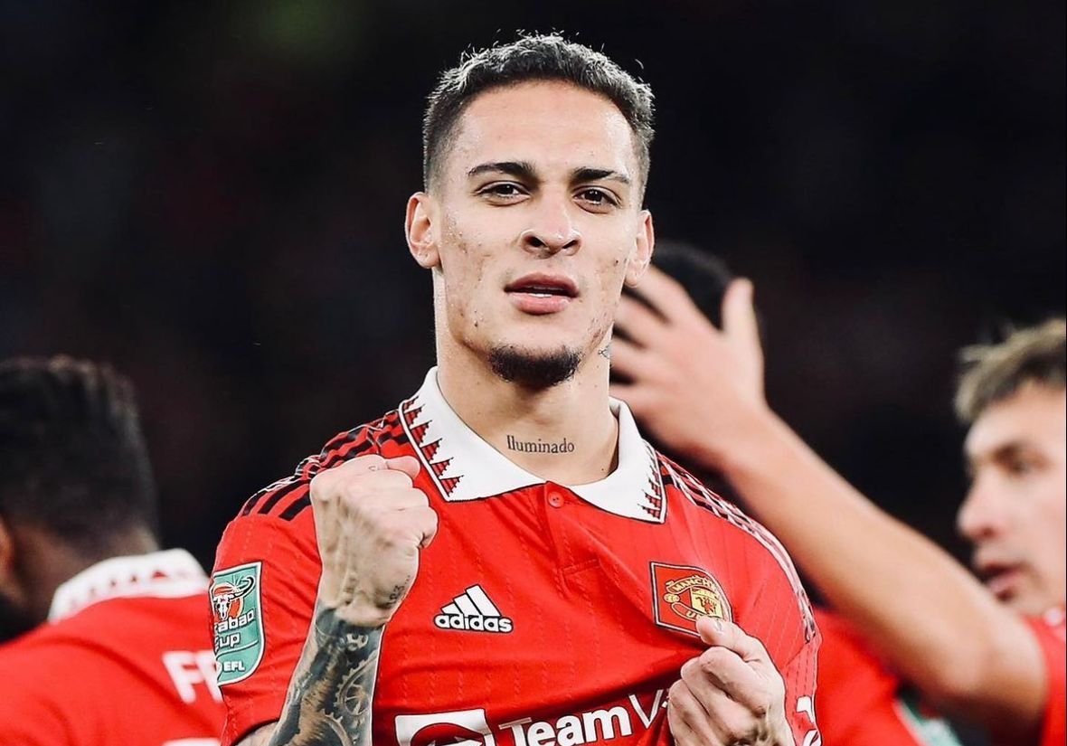 Antony, jogador do Manchester United (foto: Redes sociais/Reprodução)