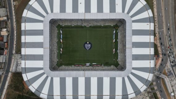 Arena MRV, novo estádio do Atlético (foto: Estevam Costa/EM/D.A Press)