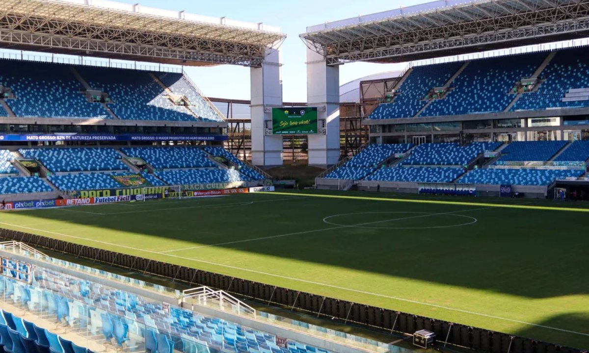 Arena Pantanal, em Cuiabá (foto: Divulgação/Cuiabá)
