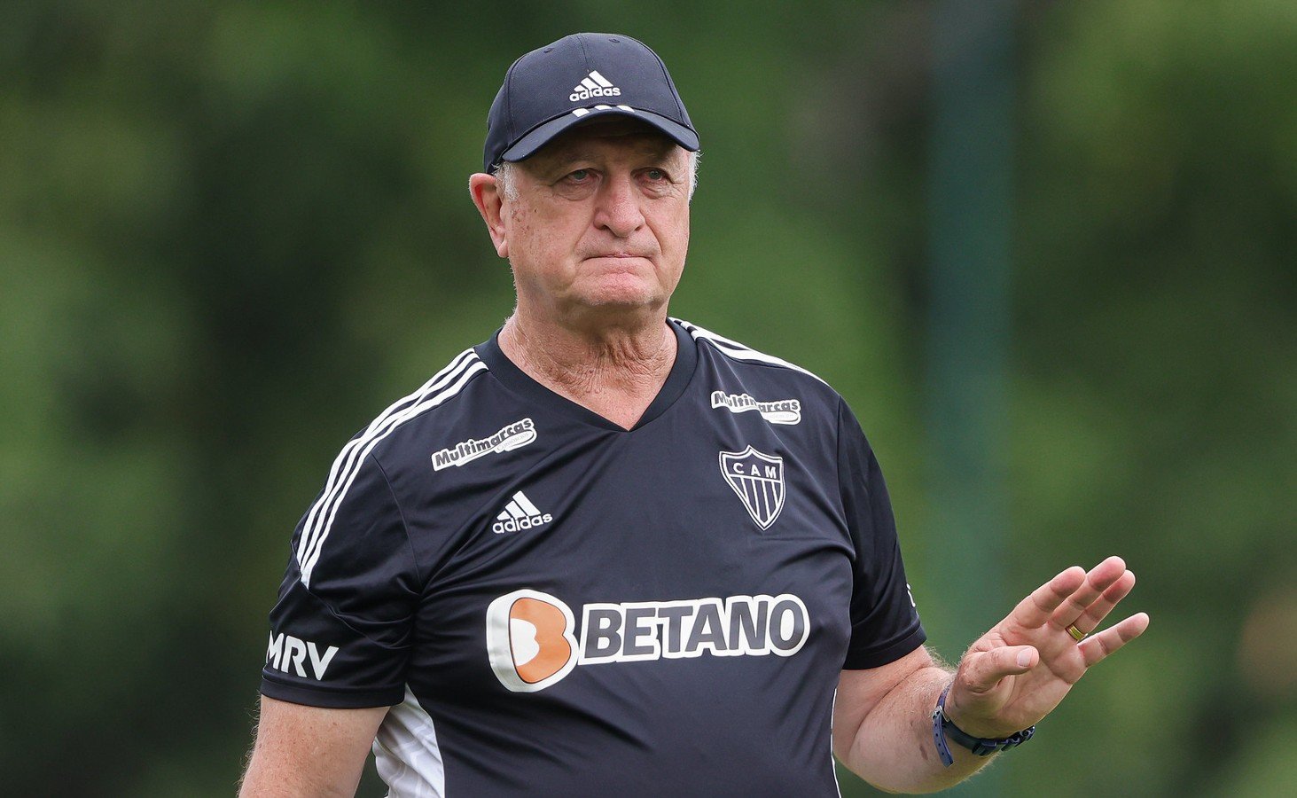 Felipão, técnico do Atlético (foto: Pedro Souza/Atlético)