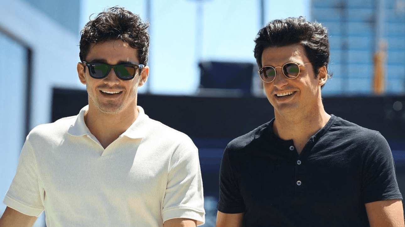 Carlos Sainz e Charles Leclerc, pilotos de Fórmula 1 (foto: Reprodução Instagram)