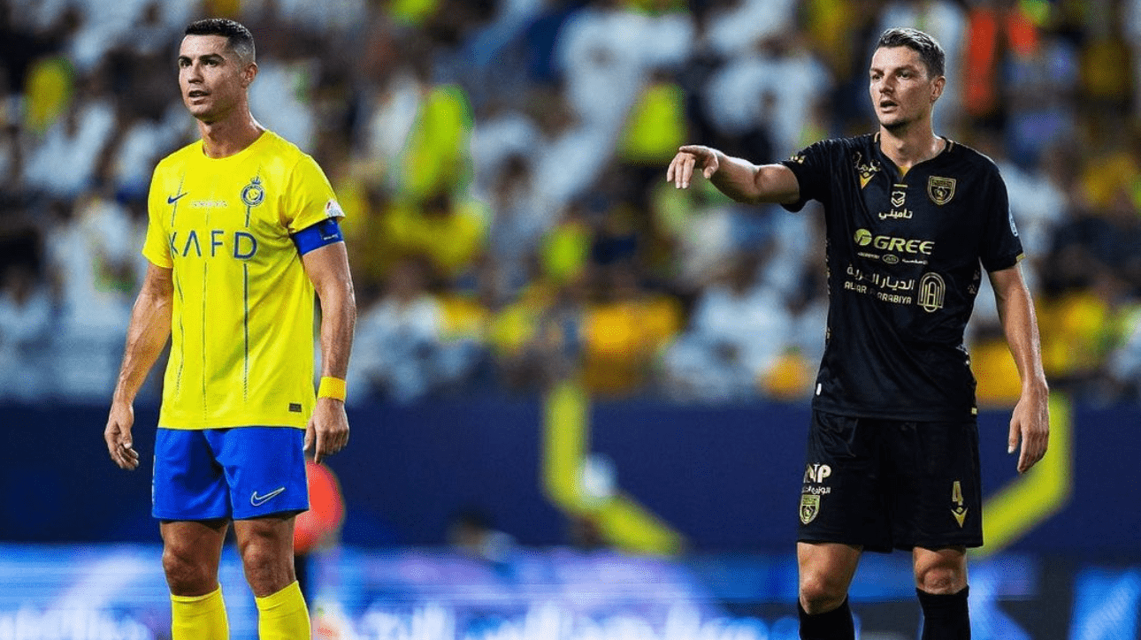 Cristiano Ronaldo e Andrei Girotto, jogadores na Arábia Saudita (foto: Reprodução Instagram)