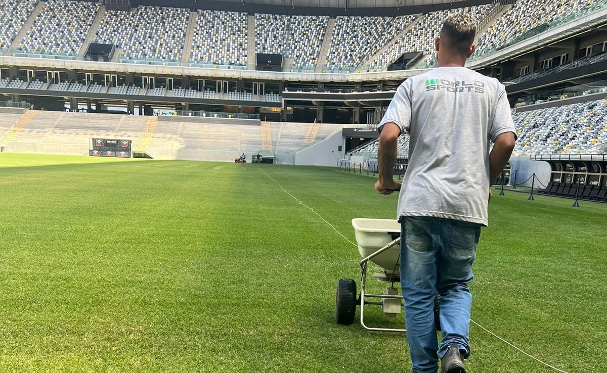Gramado da Arena MRV (foto: Divulgação/Arena MRV)