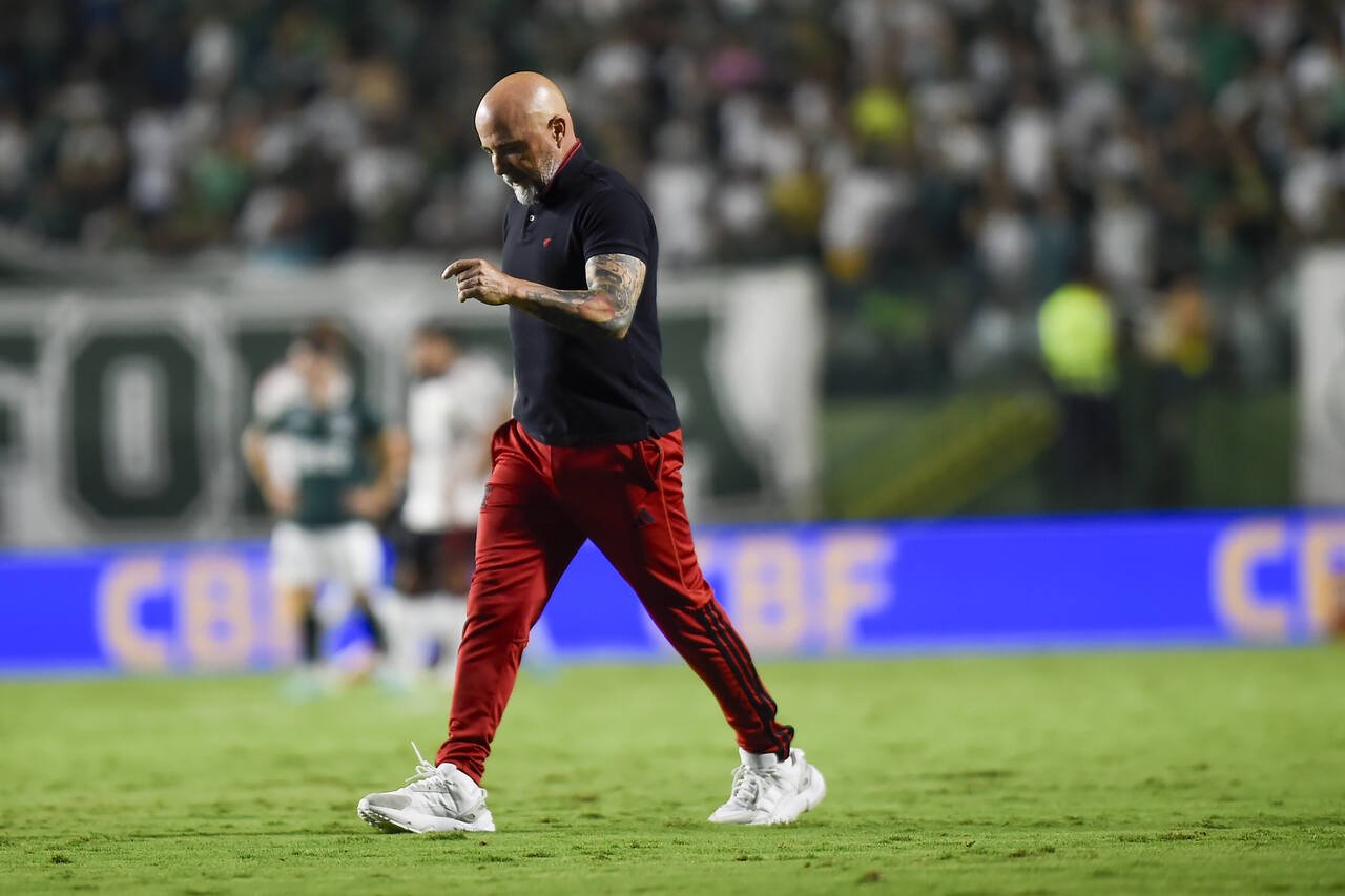 Sampaoli passou pelo Flamengo em 2023 (foto: Marcelo Cortes / Flamengo)