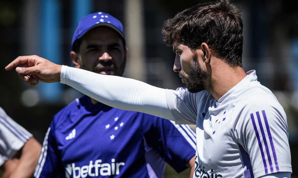 Lucas Silva durante treino (foto: Gustavo Aleixo/Cruzeiro)