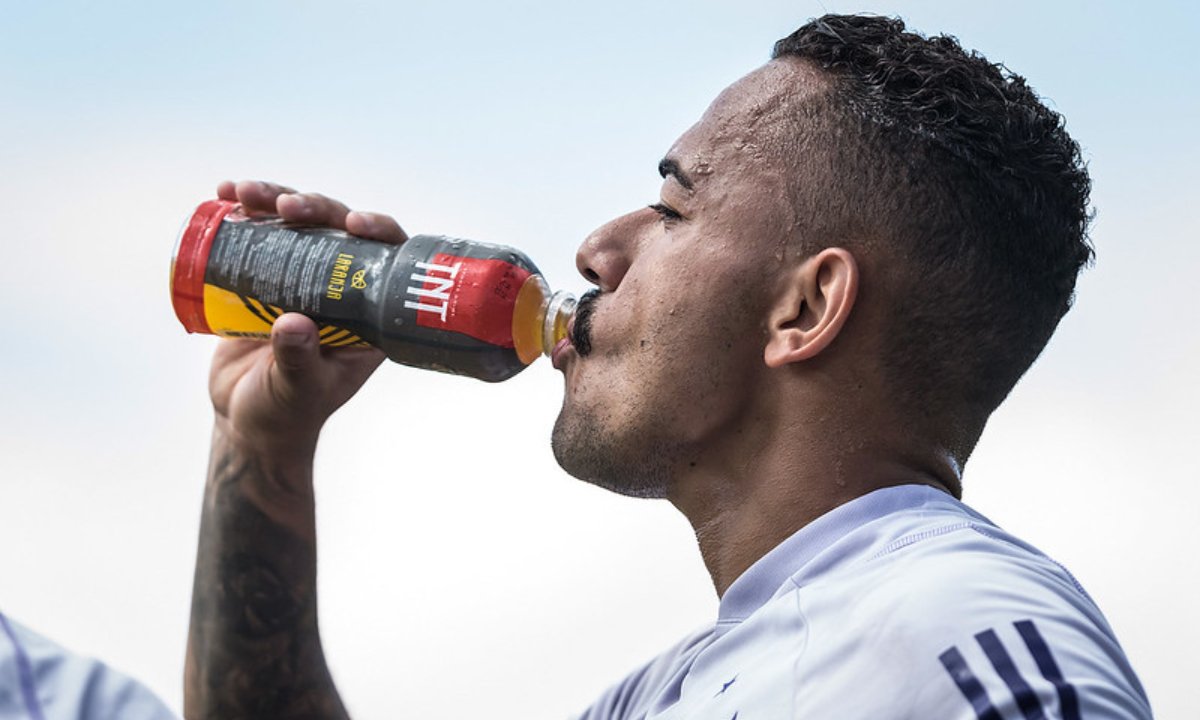 Rafael Elias durante treino do Cruzeiro (foto: Gustavo Aleixo/Cruzeiro)