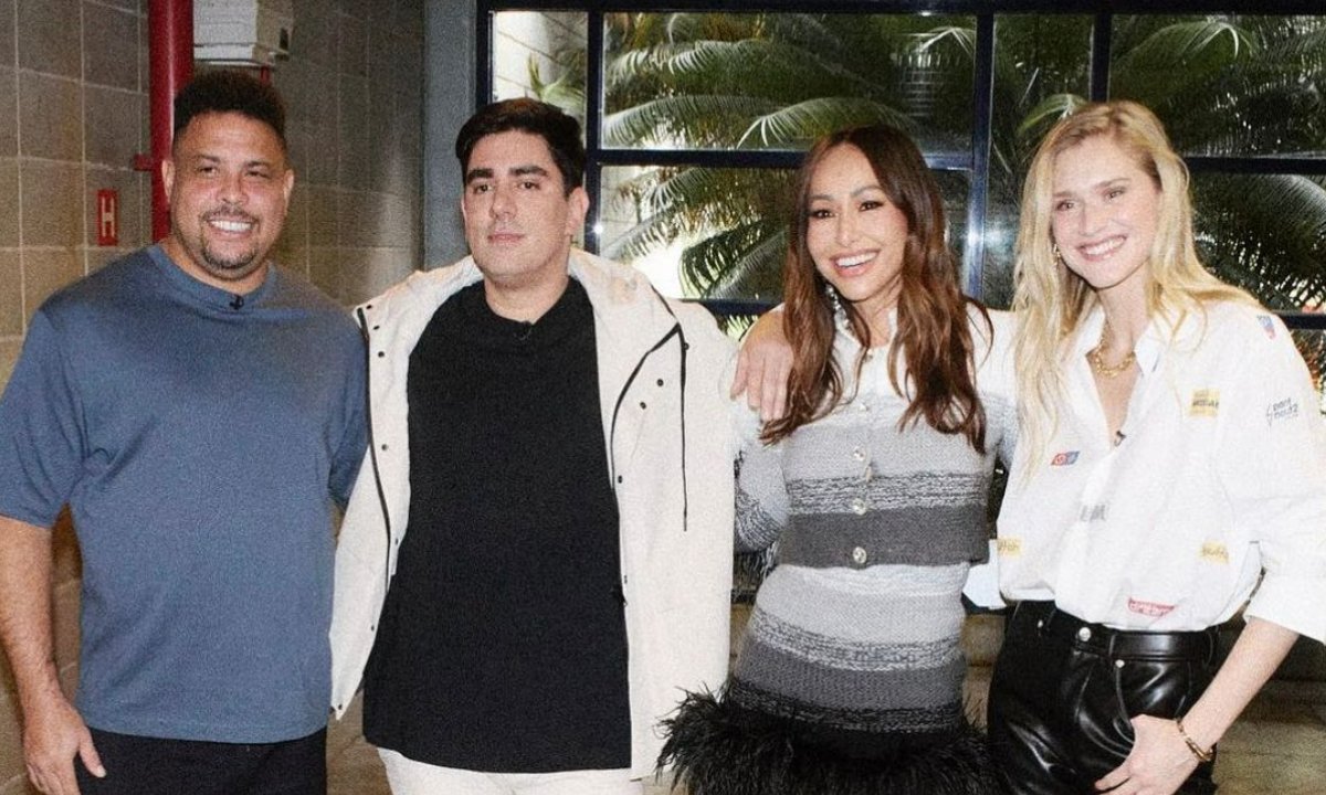 Ronaldo, Marcelo Adnet, Sabrina Sato e Celina Locks (foto: Reprodução/Arquivo Pessoal)